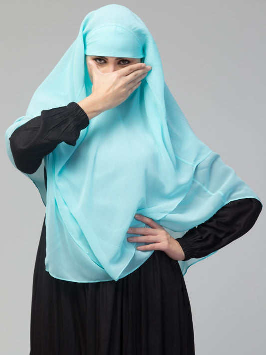 Triangular Khimar In Layers