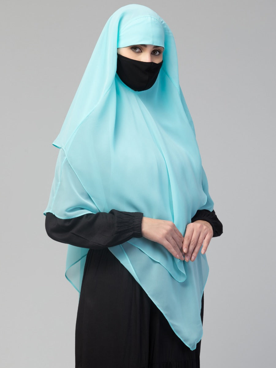 Triangular Khimar In Layers