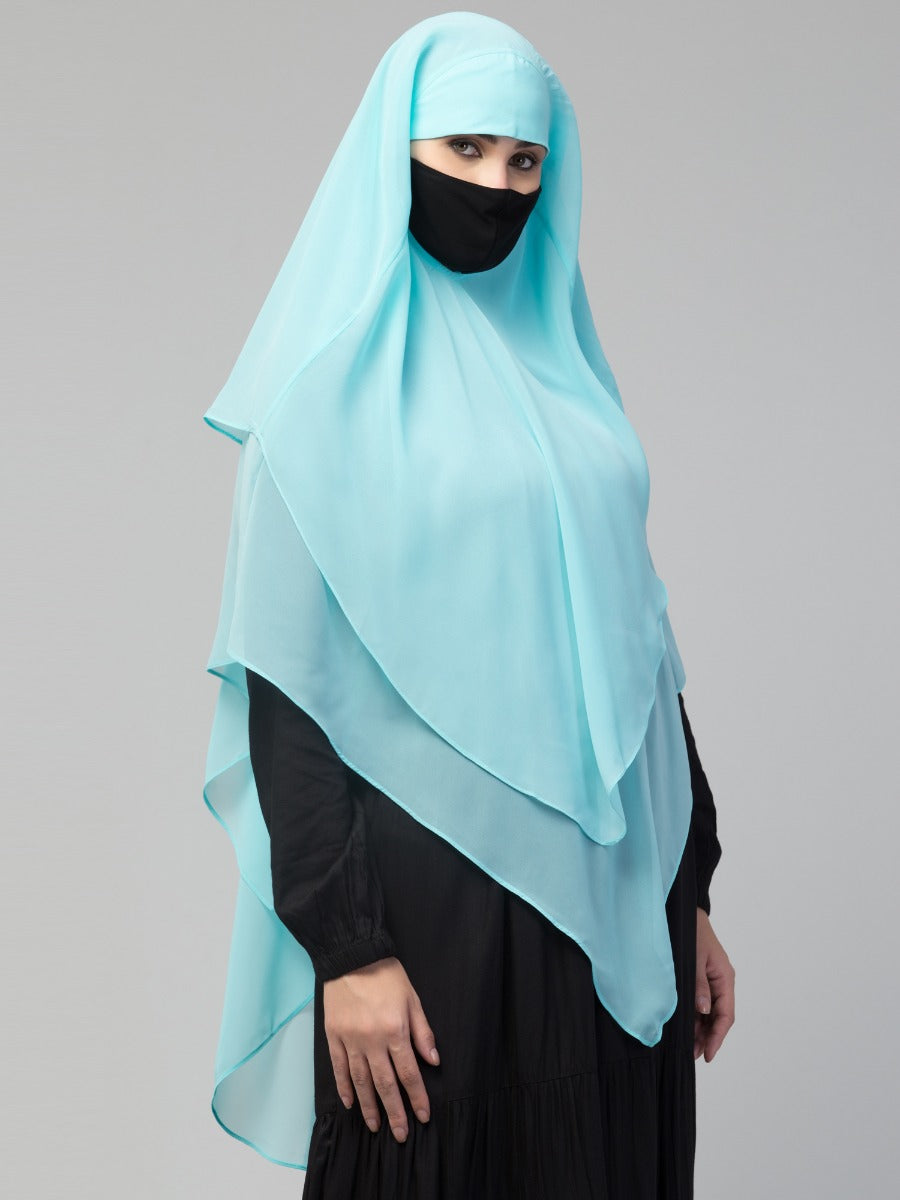 Triangular Khimar In Layers