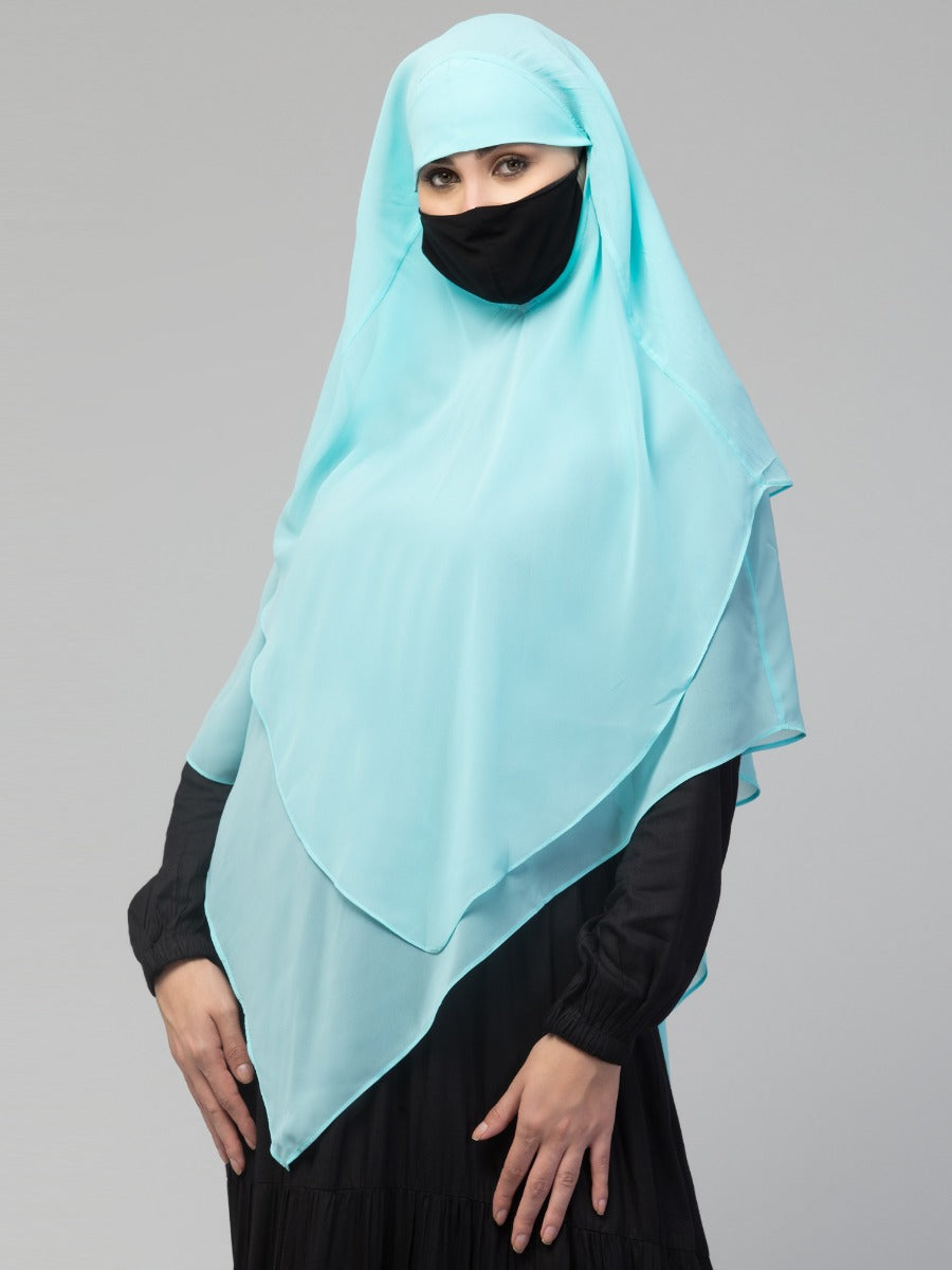 Triangular Khimar In Layers
