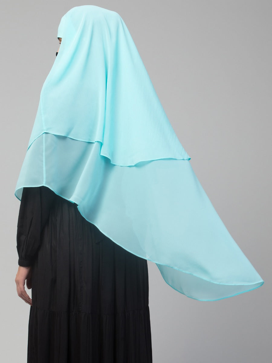 Triangular Khimar In Layers