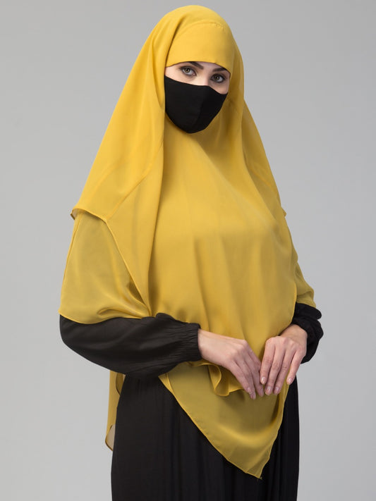 Triangular Khimar In Layers