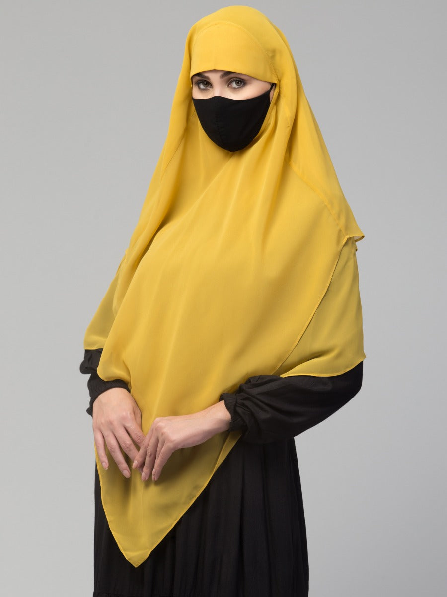 Triangular Khimar In Layers