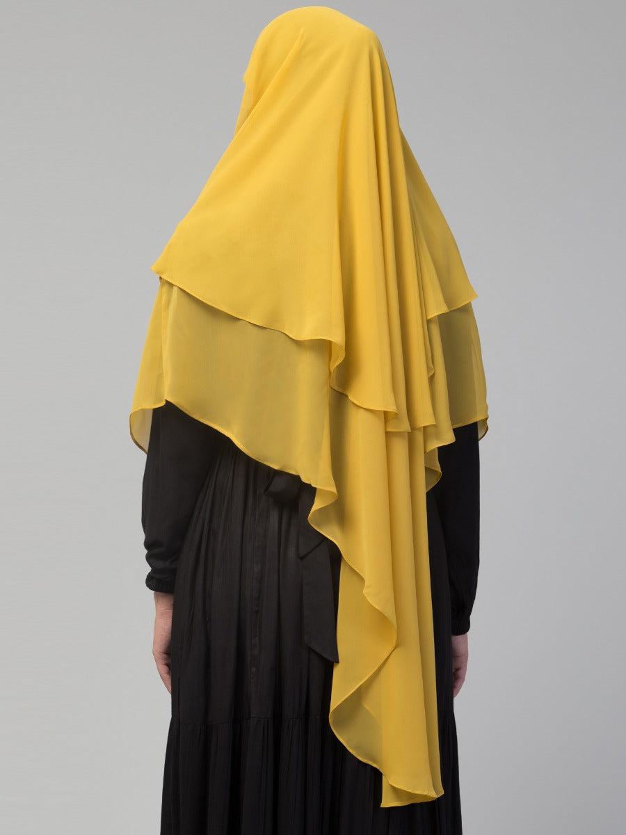 Triangular Khimar In Layers