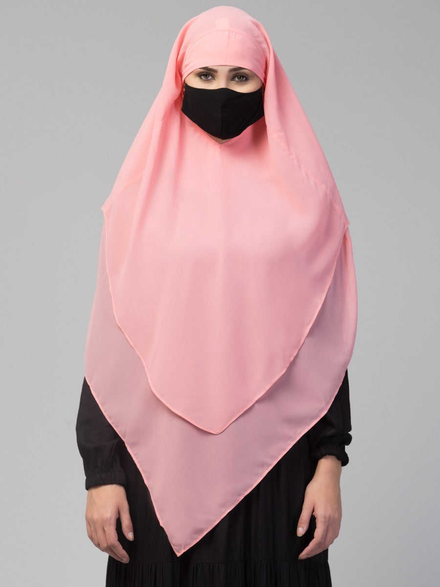 Triangular Khimar In Layers