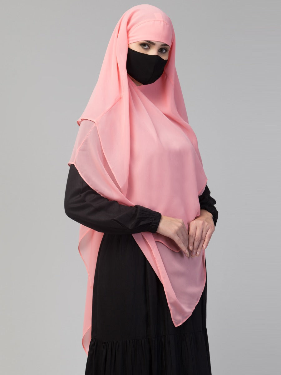 Triangular Khimar In Layers