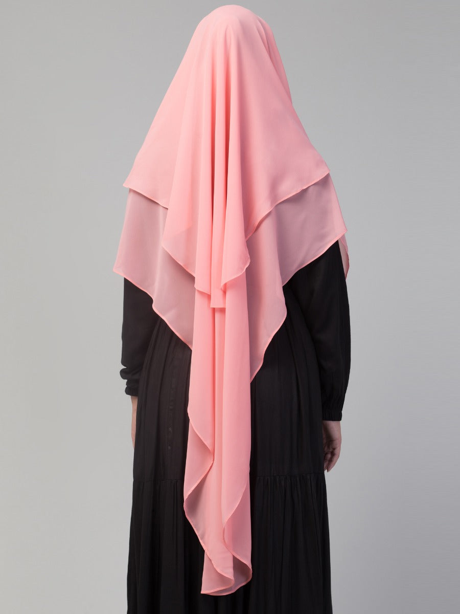 Triangular Khimar In Layers
