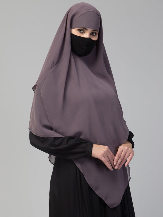 Triangular Khimar In Layers