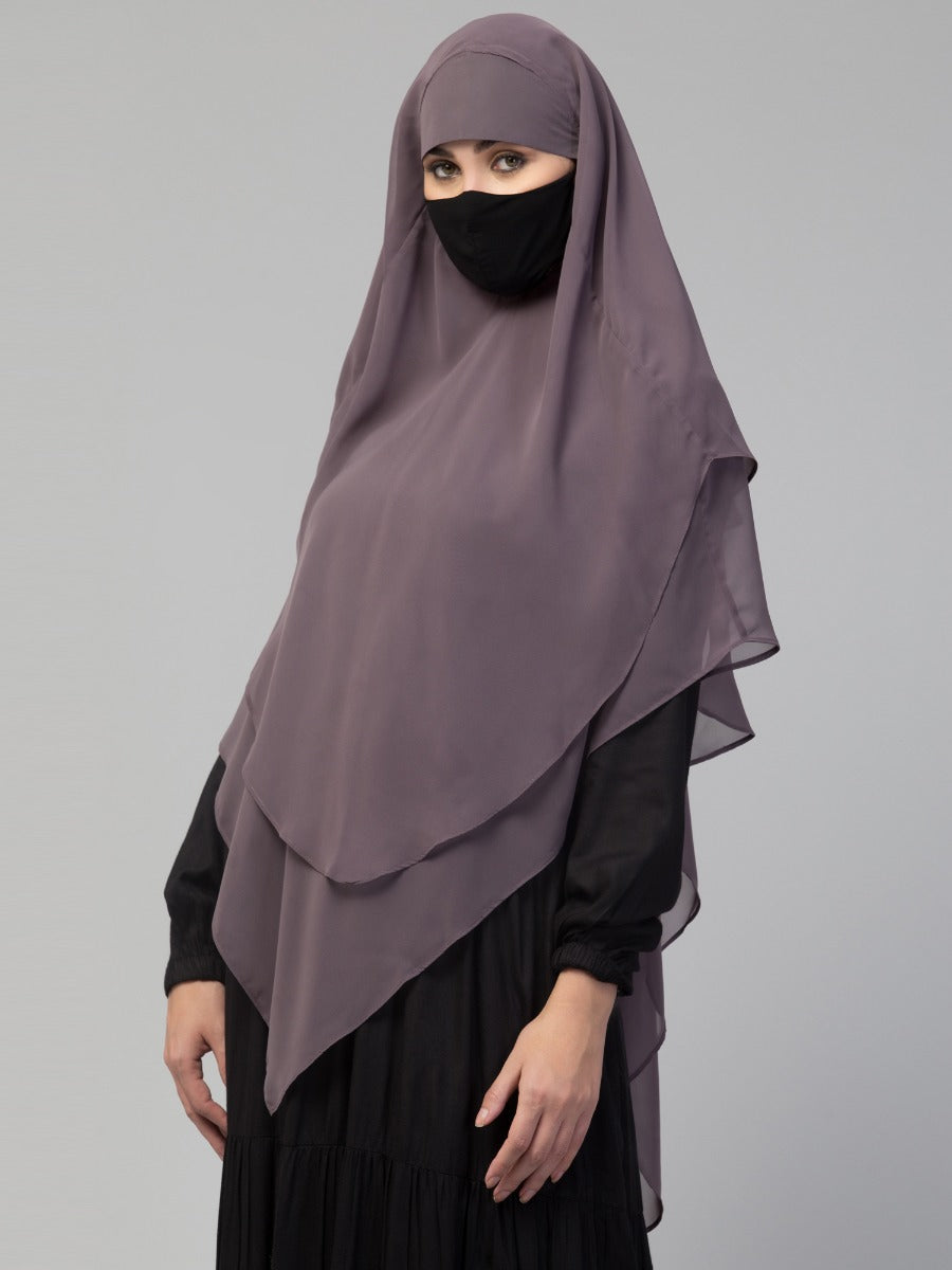 Triangular Khimar In Layers