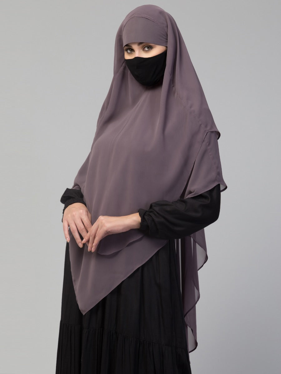 Triangular Khimar In Layers