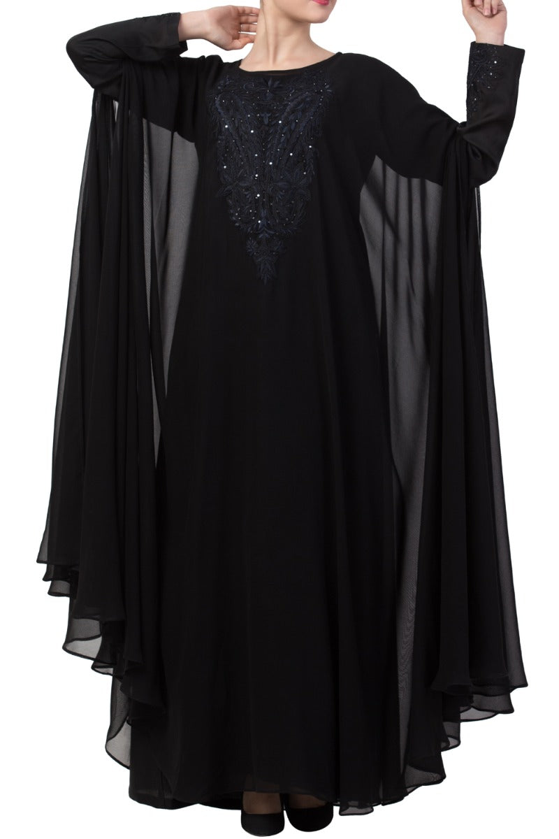 Designer Abaya Like Dress For Special Occasions-Non Abaya