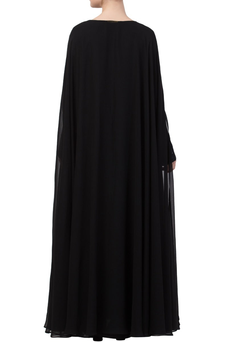 Designer Abaya Like Dress For Special Occasions-Non Abaya