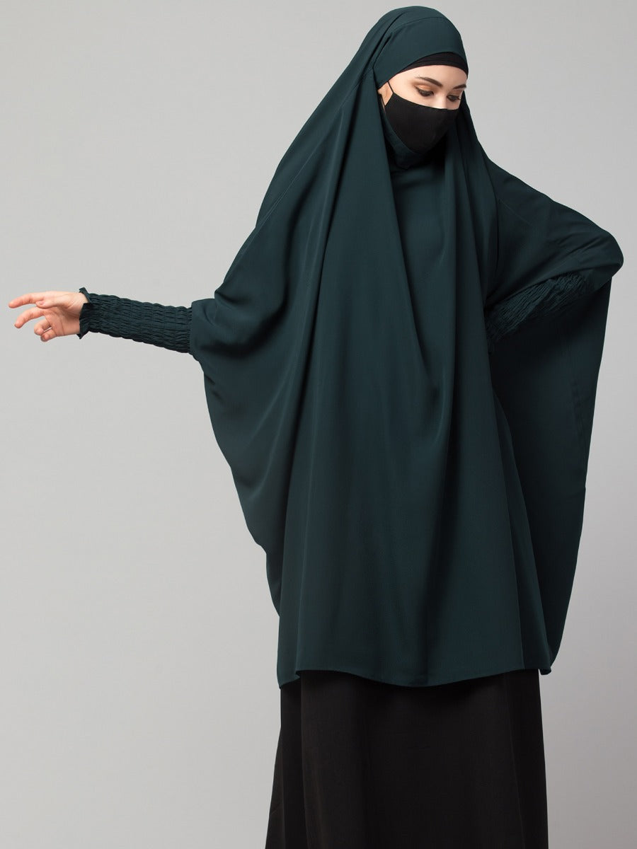 Khimar-Long Prayer Hijab With Mouth-Piece
