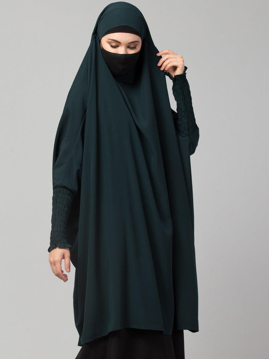 Khimar-Long Prayer Hijab With Mouth-Piece