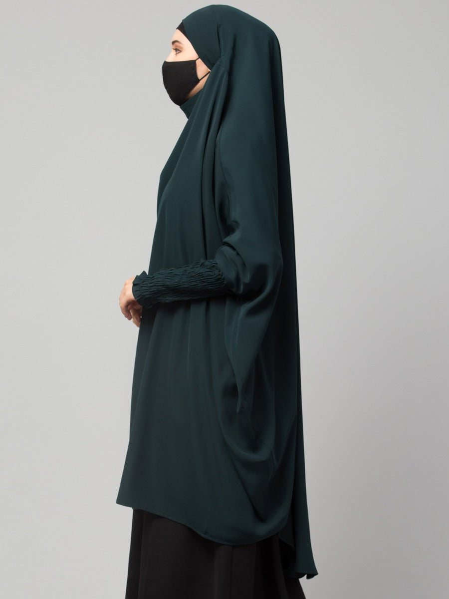 Khimar-Long Prayer Hijab With Mouth-Piece