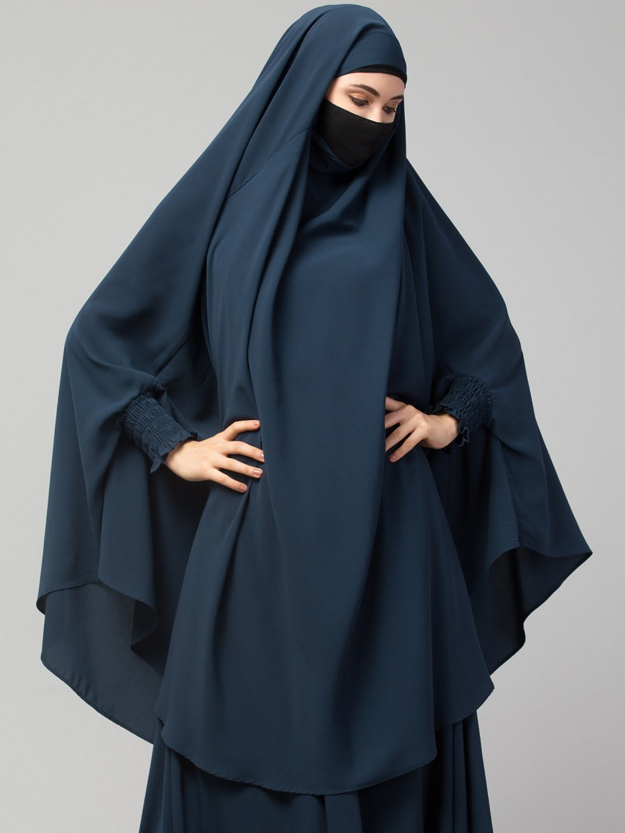 Khimar-Long Prayer Hijab With Mouth-Piece