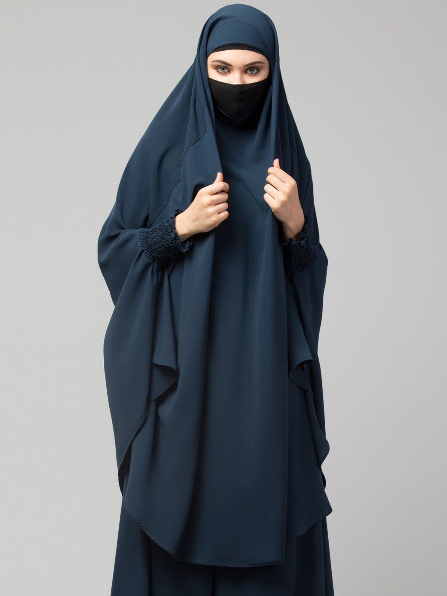 Khimar-Long Prayer Hijab With Mouth-Piece