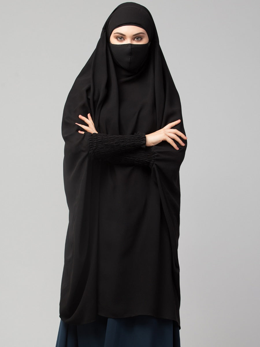 Khimar-Long Prayer Hijab With Mouth-Piece