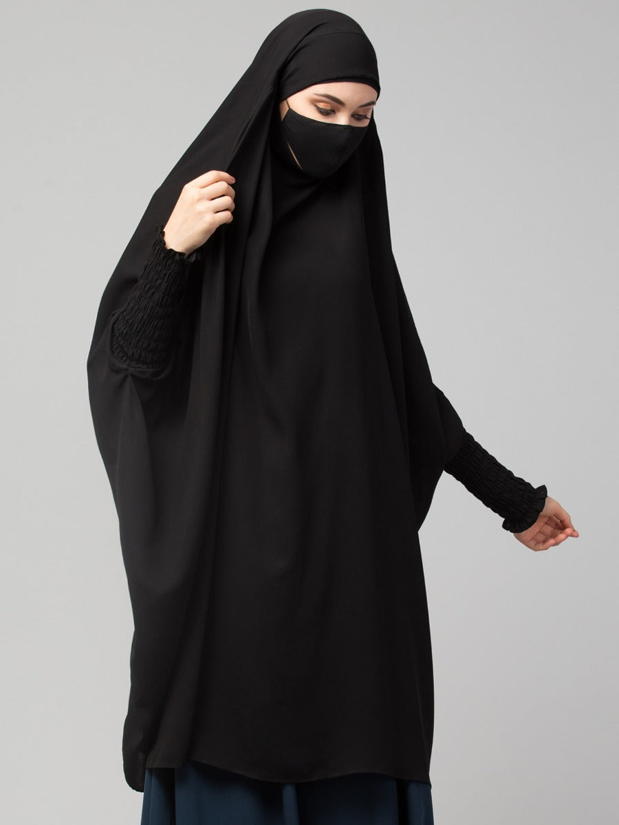 Khimar-Long Prayer Hijab With Mouth-Piece