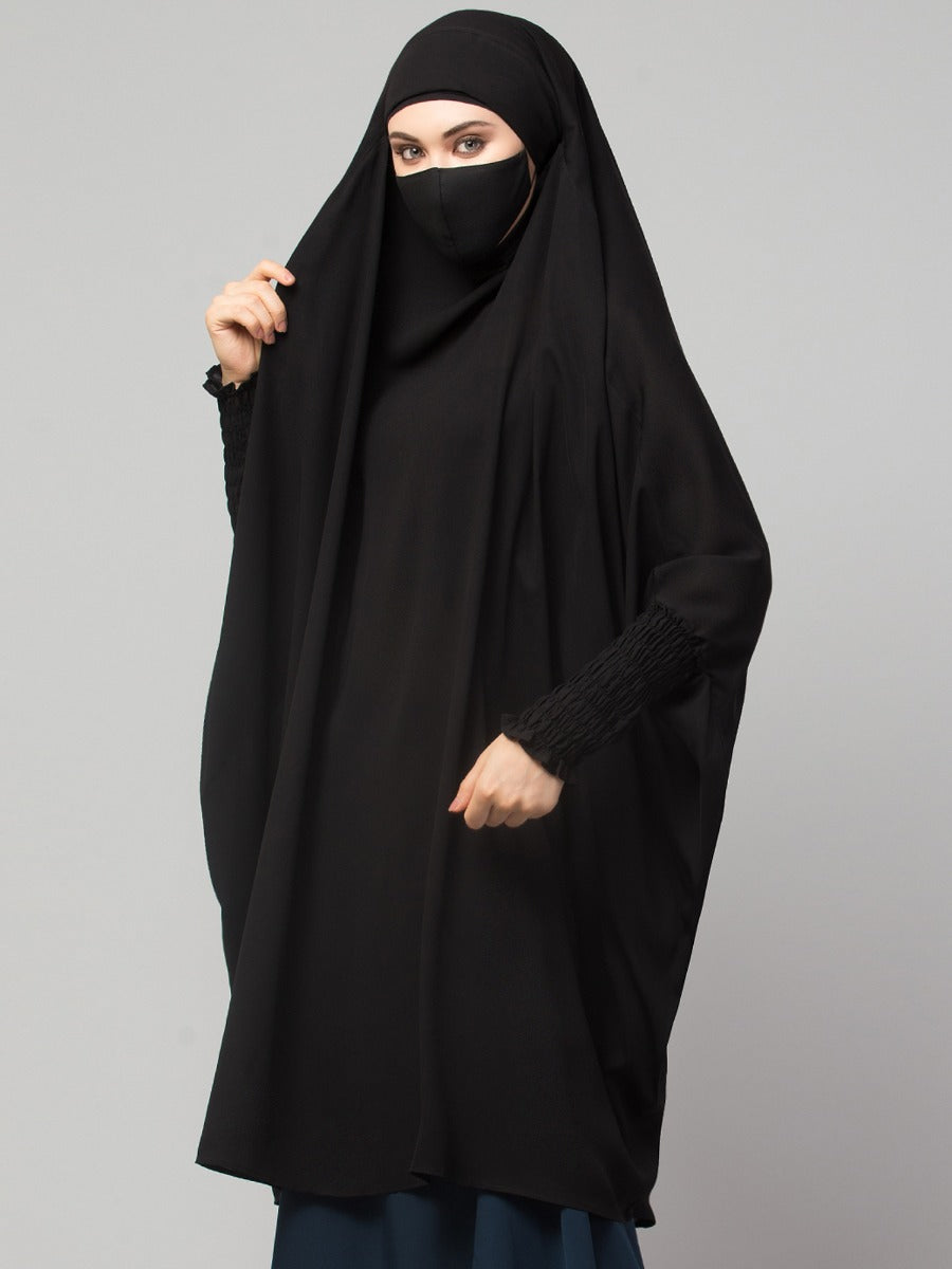 Khimar-Long Prayer Hijab With Mouth-Piece
