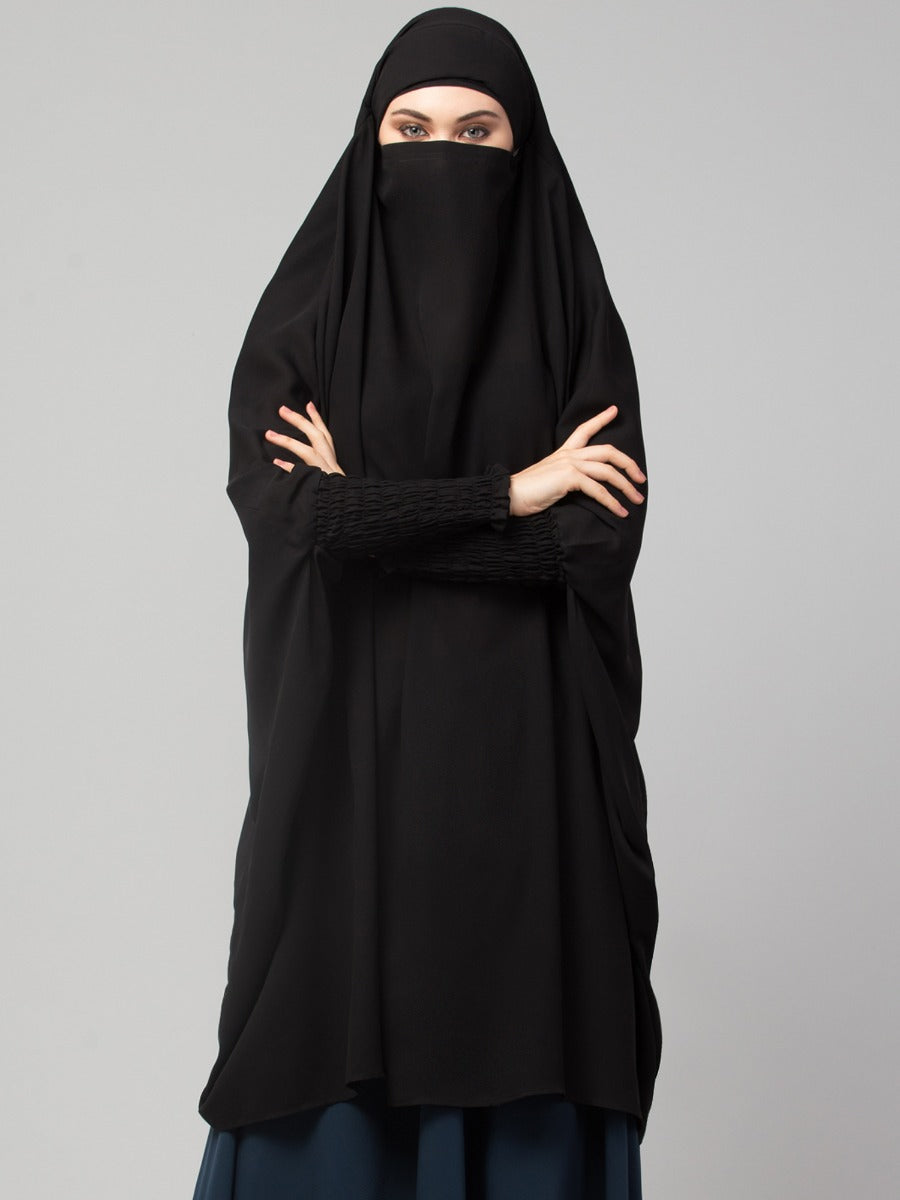 Khimar-Long Prayer Hijab With Mouth-Piece