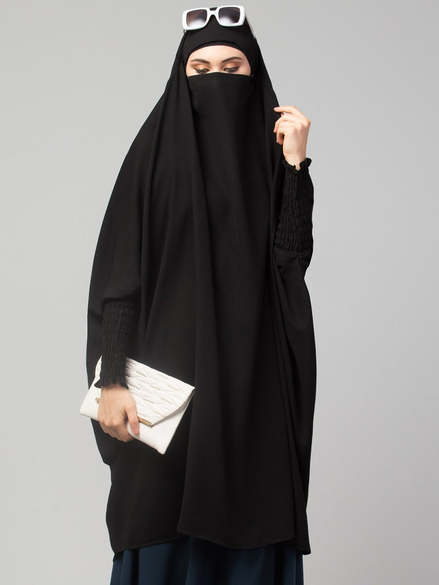 Khimar-Long Prayer Hijab With Mouth-Piece