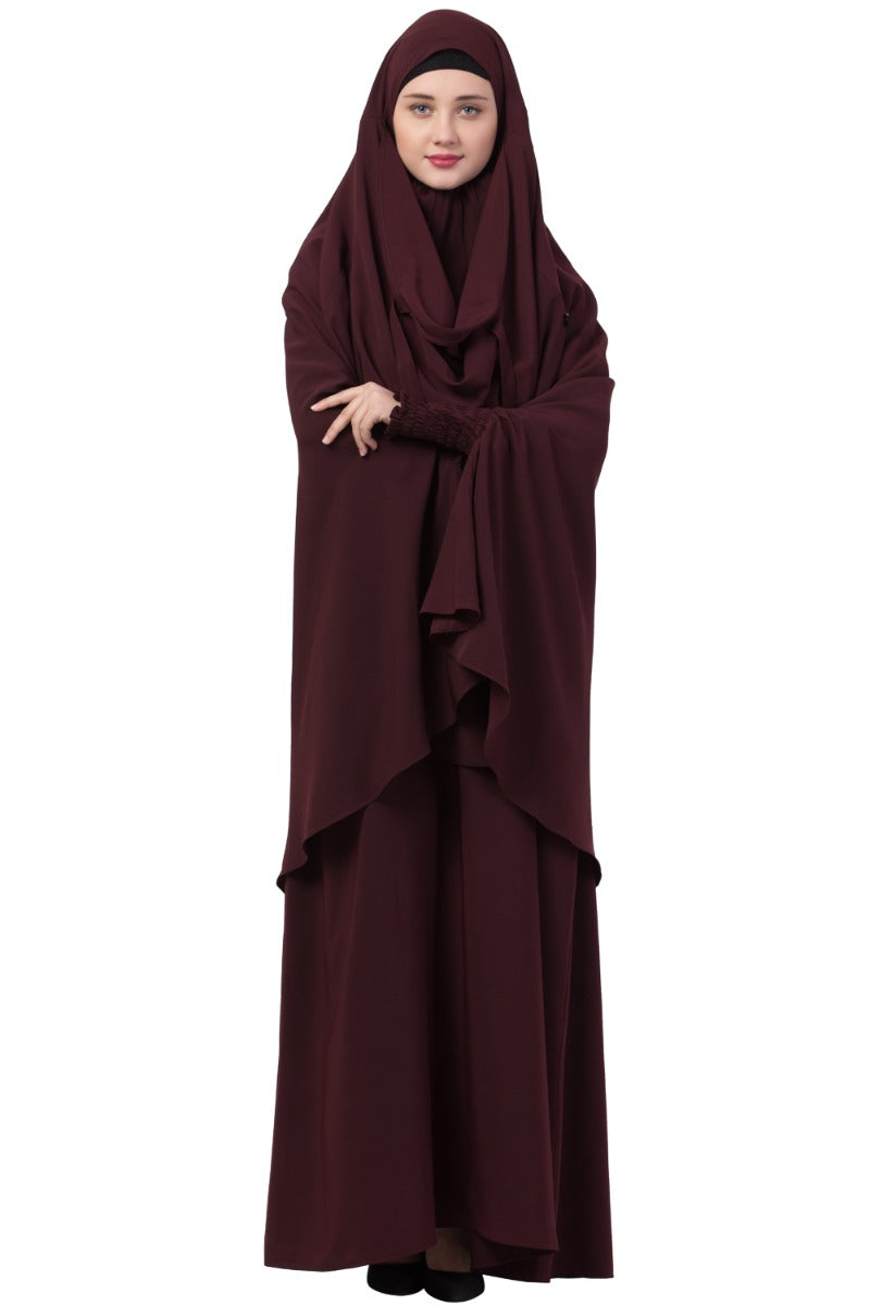 Mushkiya-Abaya Khimar Combo-Large