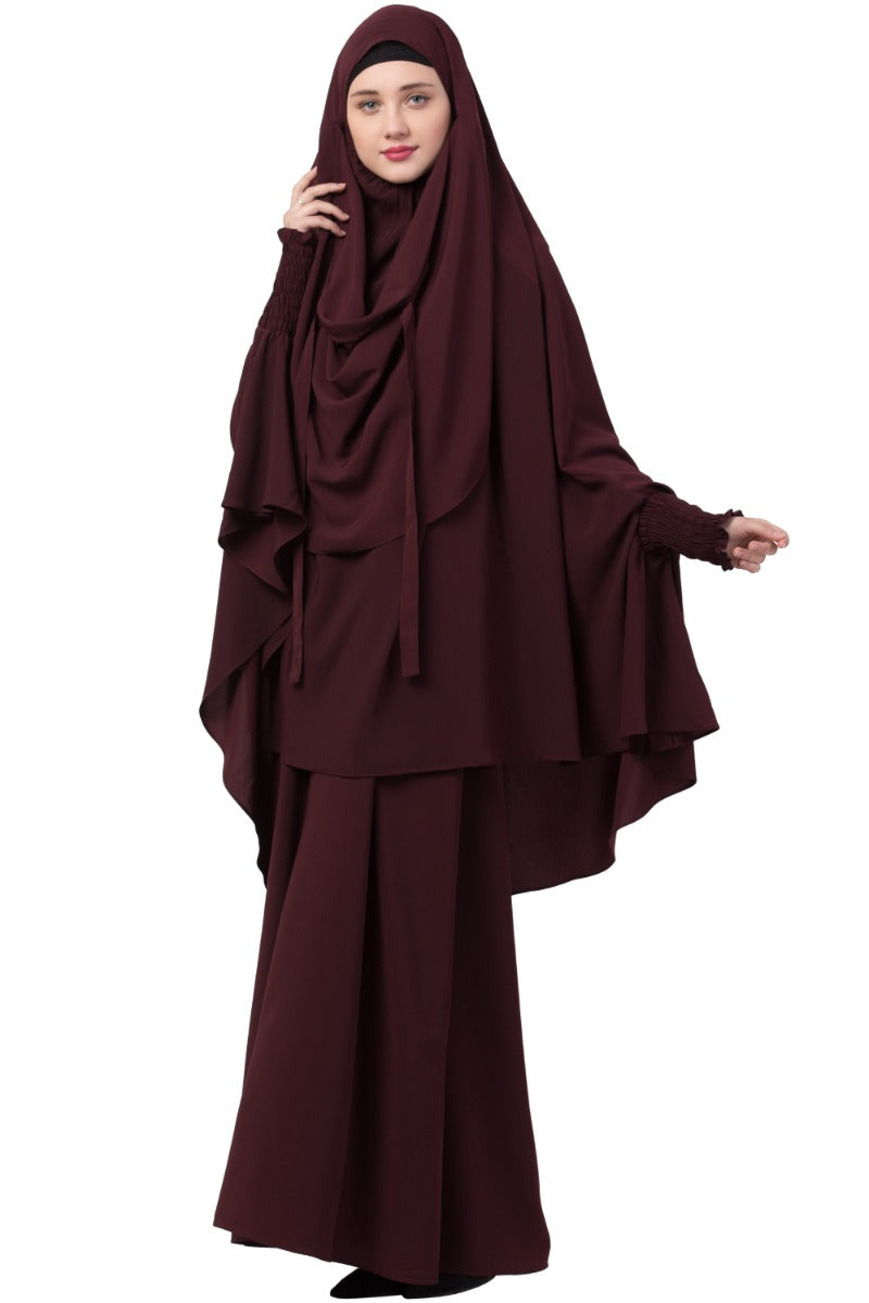Mushkiya-Abaya Khimar Combo-Large