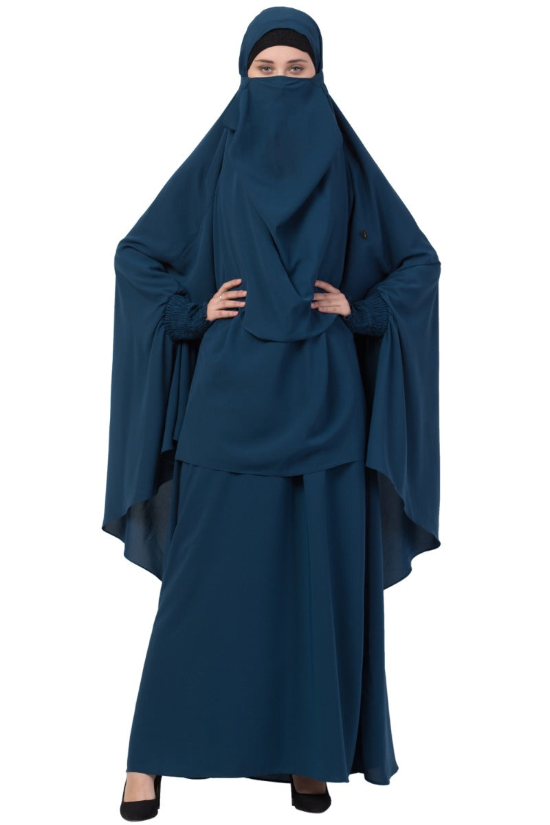 Mushkiya-Abaya Khimar Combo-Free
