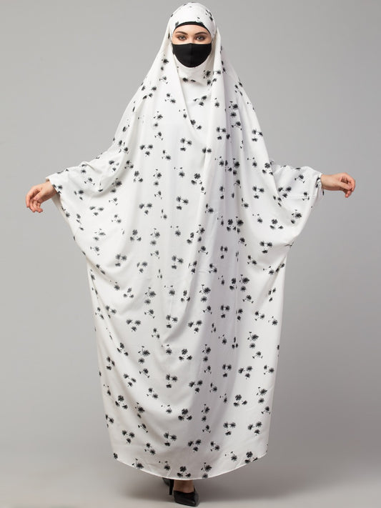 Full Length- Single Piece Jilbab With Adjustable Mouthpiece