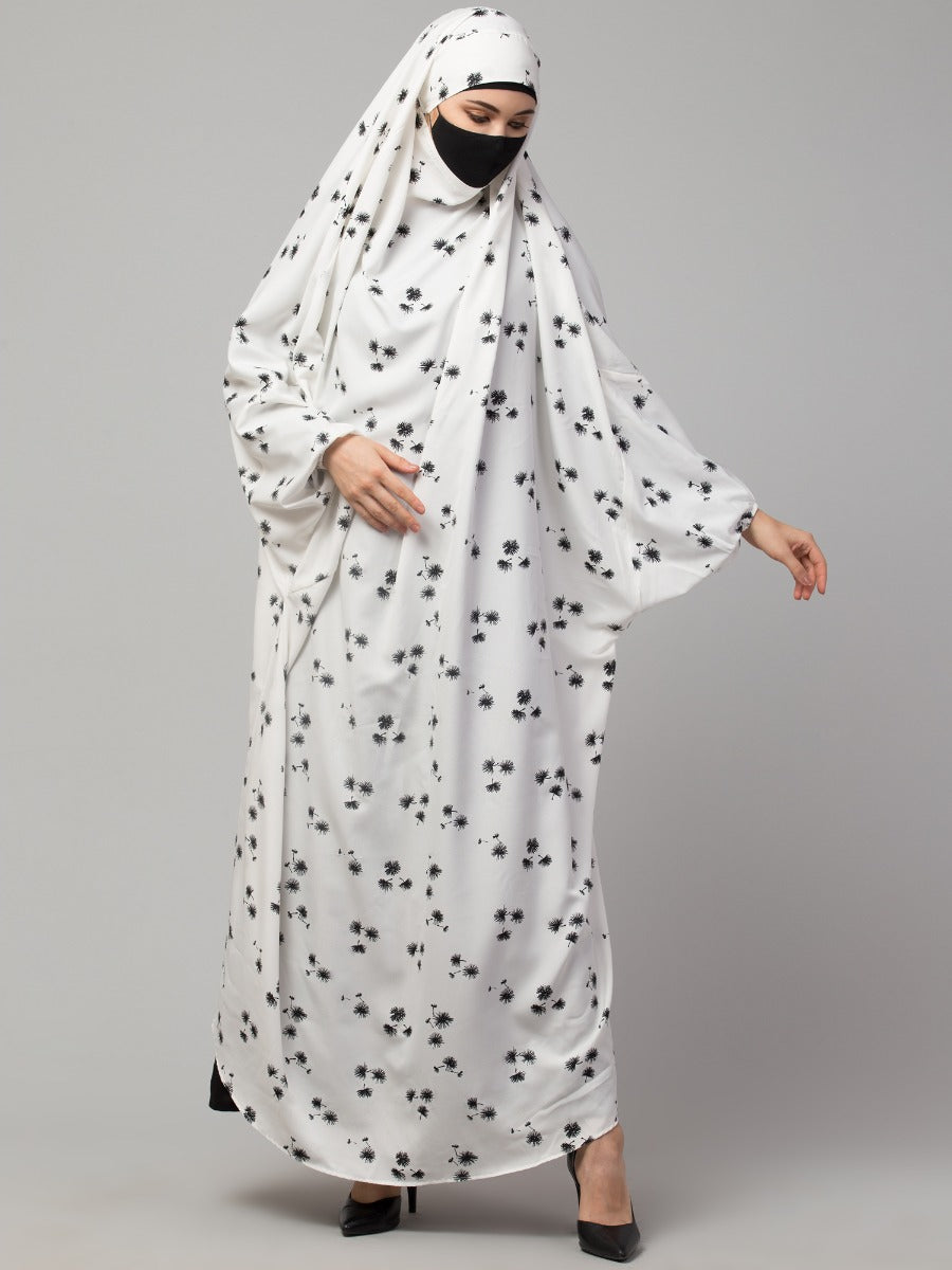 Full Length- Single Piece Jilbab With Adjustable Mouthpiece
