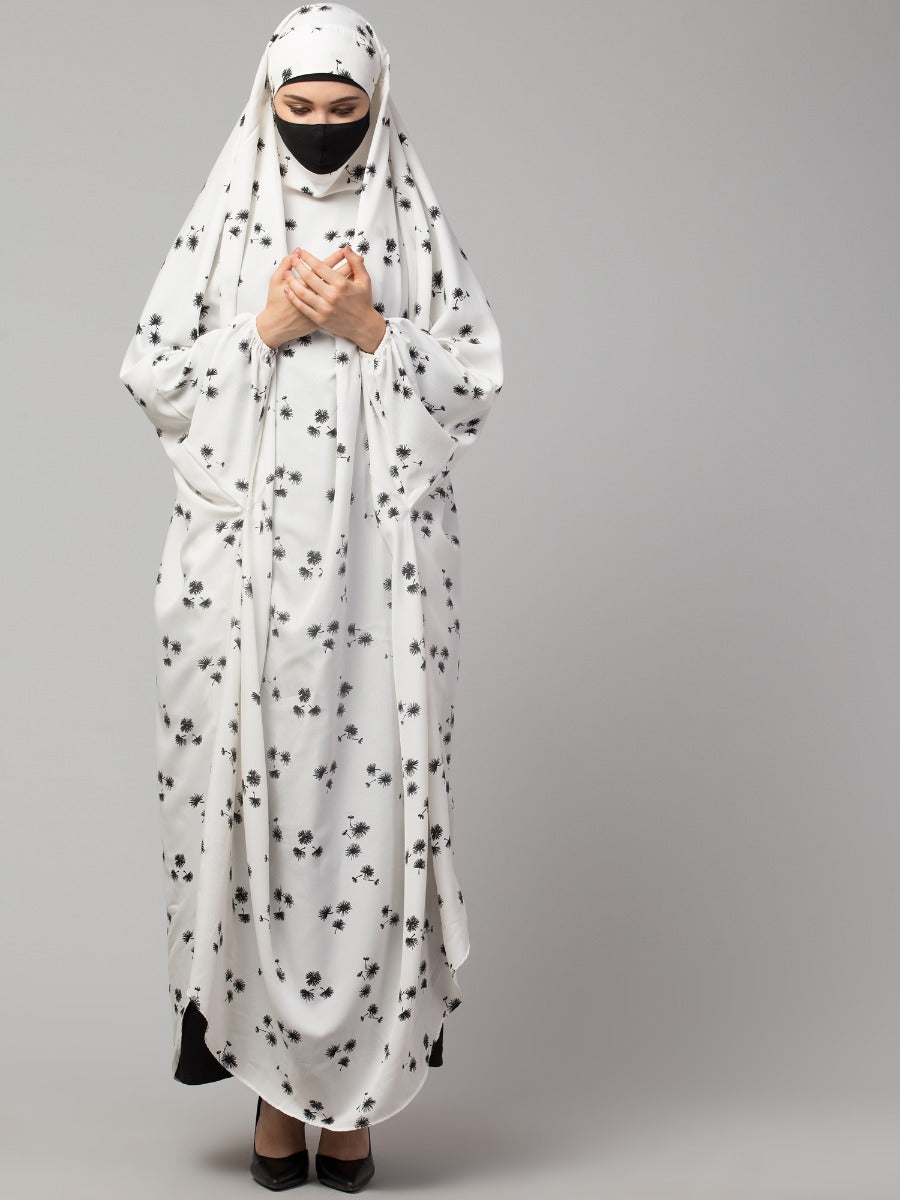 Full Length- Single Piece Jilbab With Adjustable Mouthpiece