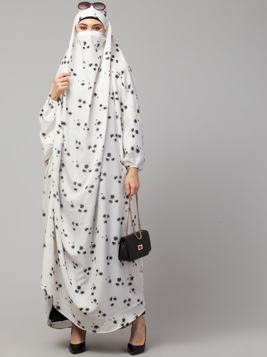 Full Length- Single Piece Jilbab With Adjustable Mouthpiece