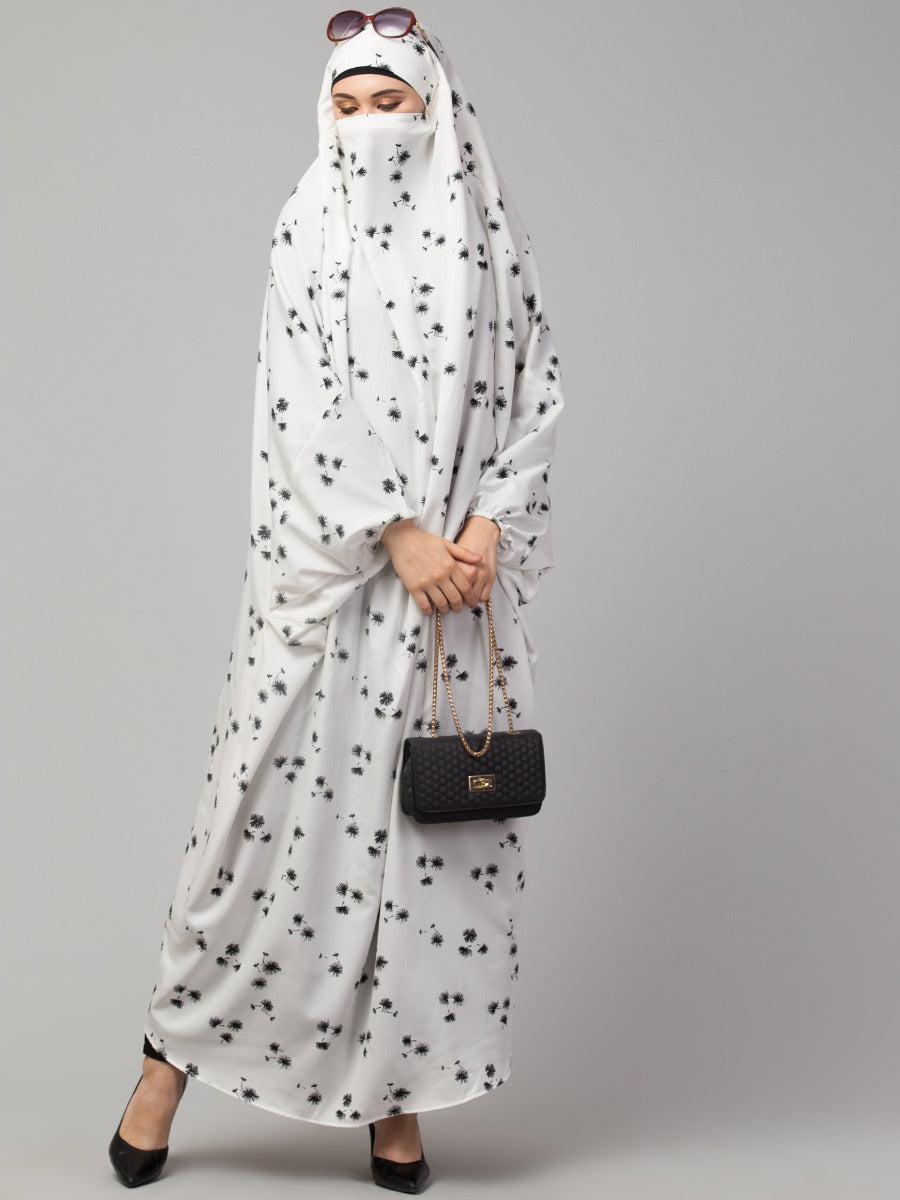 Full Length- Single Piece Jilbab With Adjustable Mouthpiece