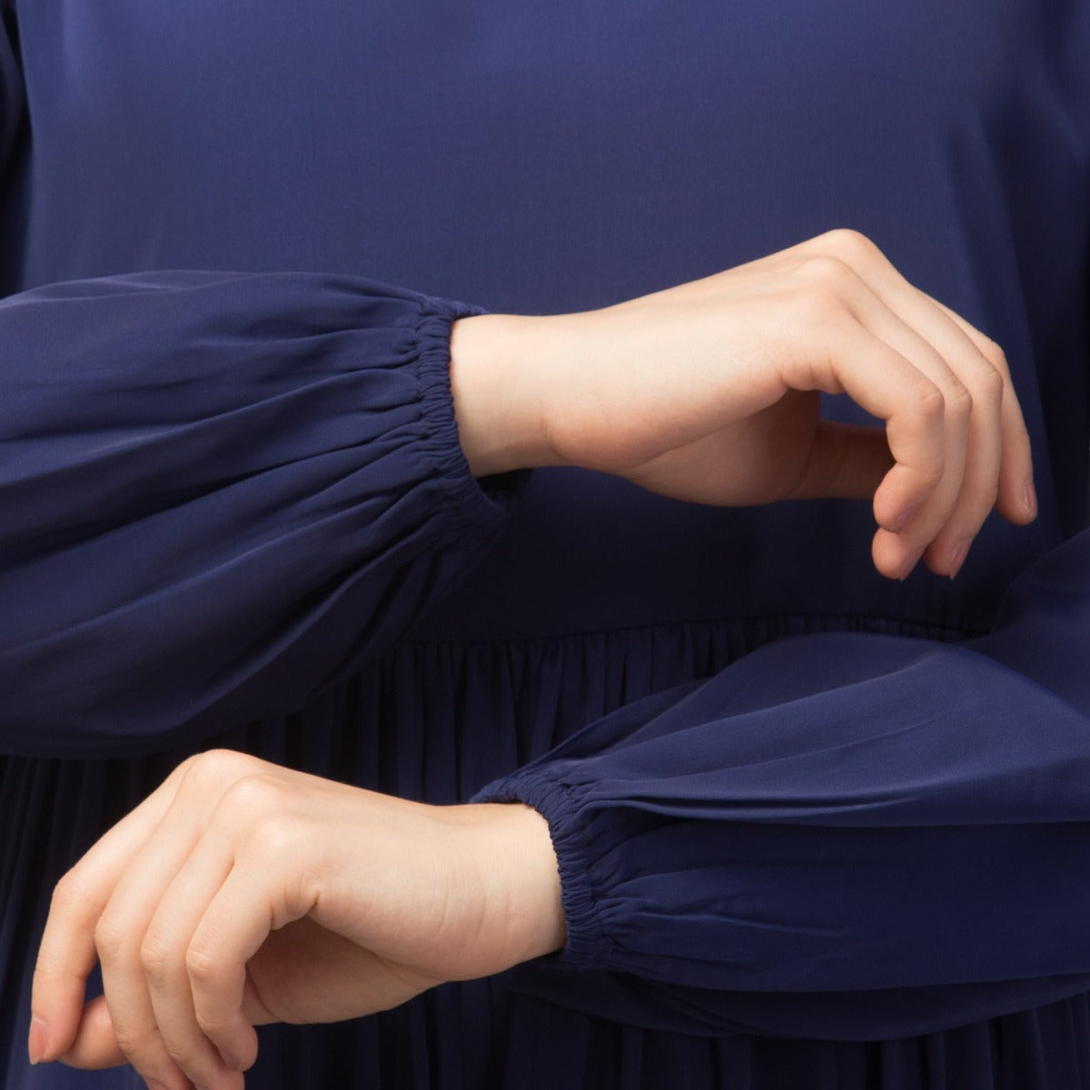 Modest Abaya Dress With Frills