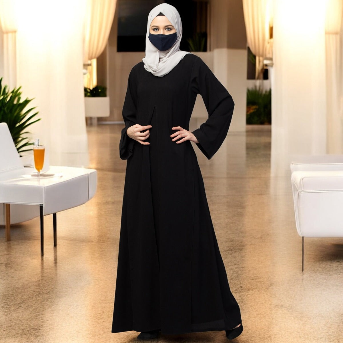 Abaya With Extra Panels To Style Differently