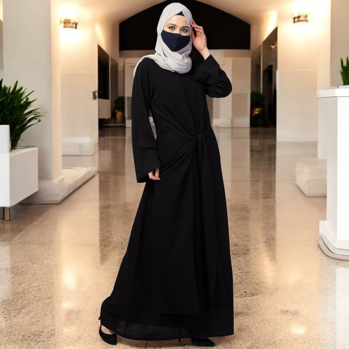 Abaya With Extra Panels To Style Differently