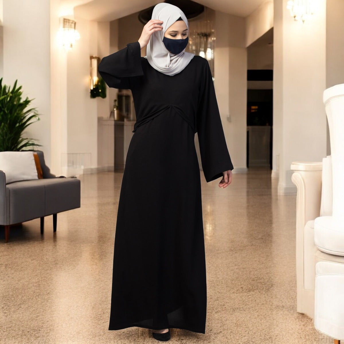 Abaya With Extra Panels To Style Differently