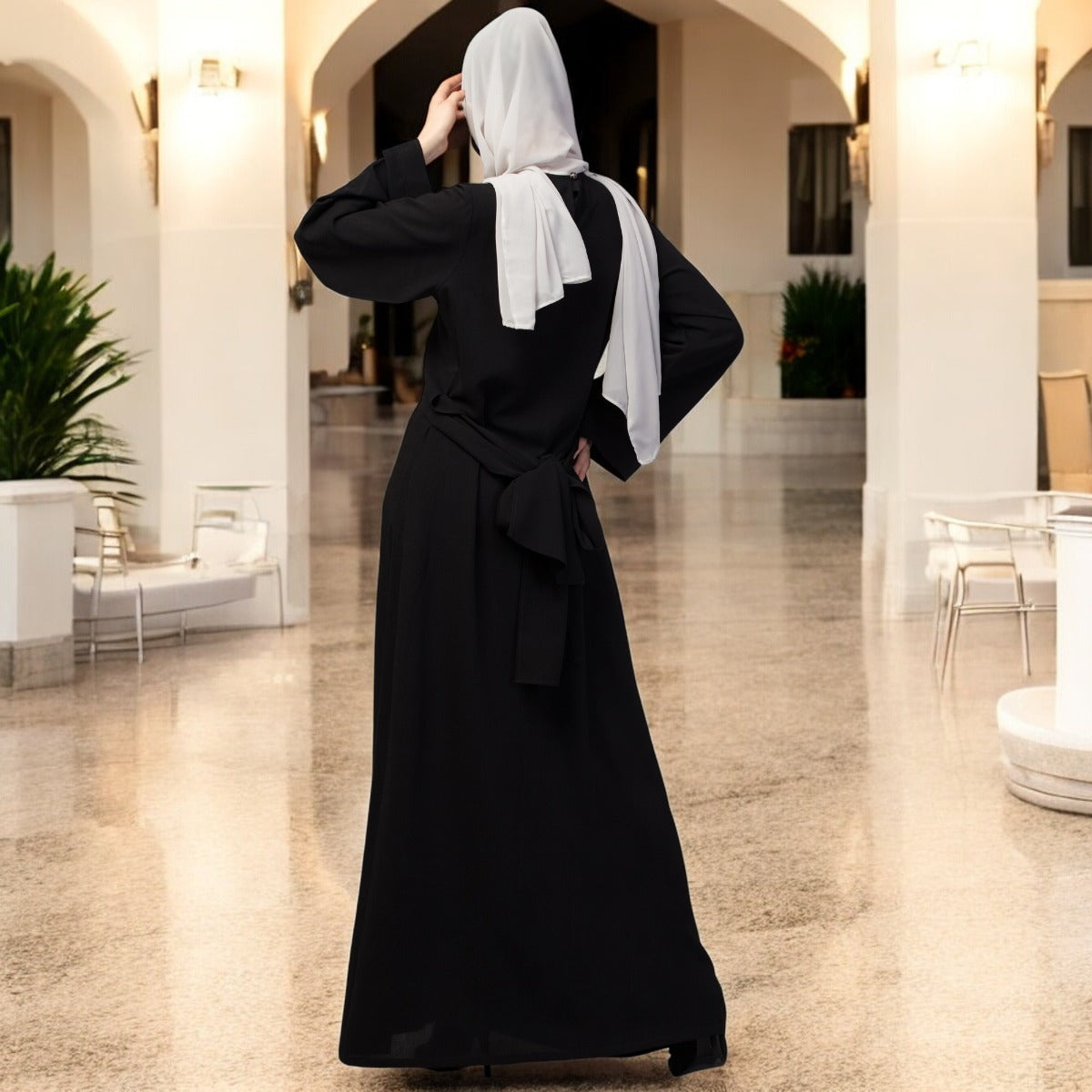 Abaya With Extra Panels To Style Differently