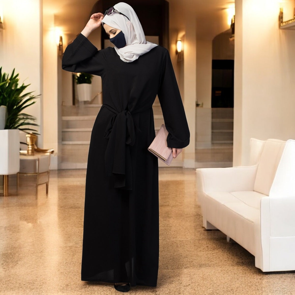 Abaya With Extra Panels To Style Differently