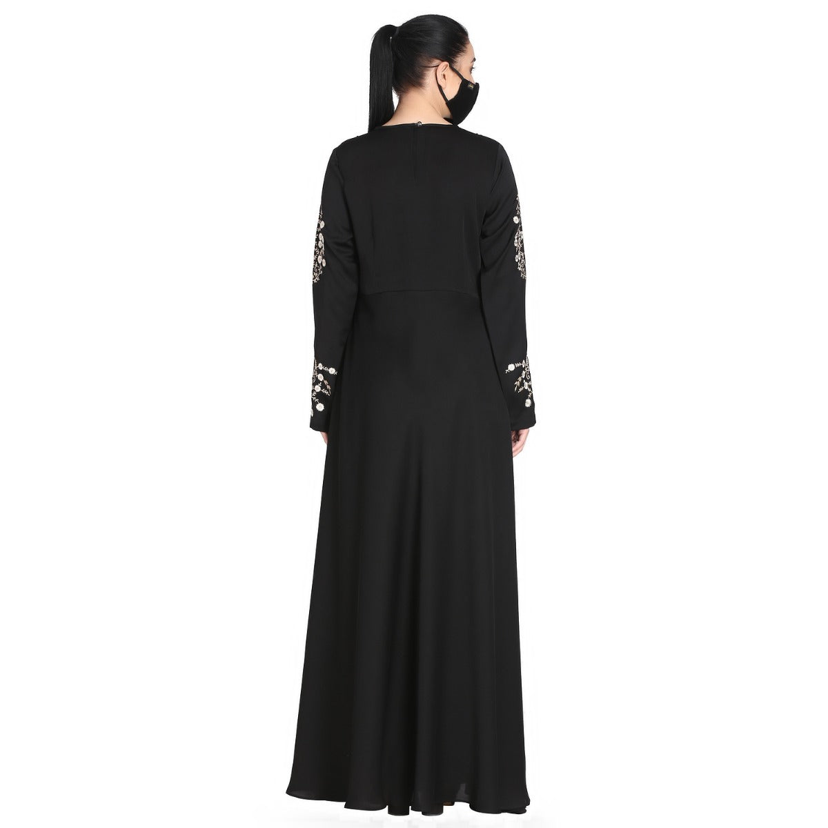 Bashariya-Designer Dress In Abaya Fit With Embroidery
