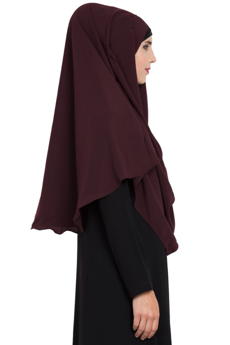 Khimar-Ready to Wear- Instant Hijab With Pleats