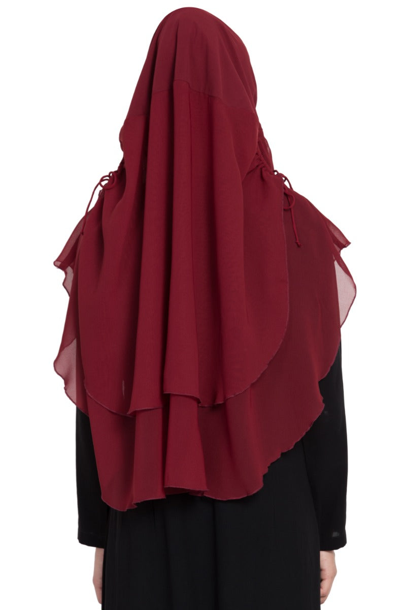 Khimar-Ready to Wear- Instant Hijab With Adjustable Ribbons
