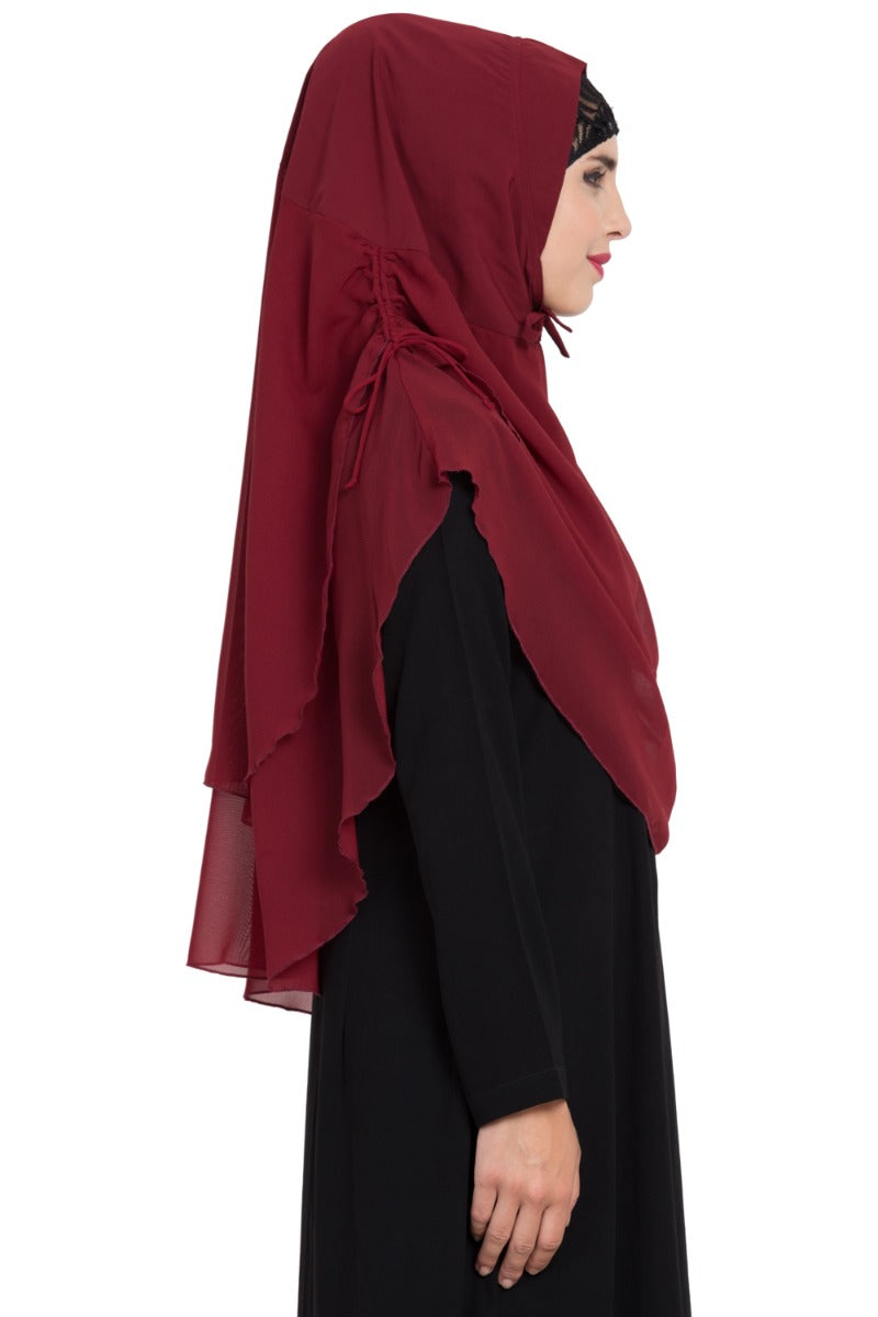 Khimar-Ready to Wear- Instant Hijab With Adjustable Ribbons