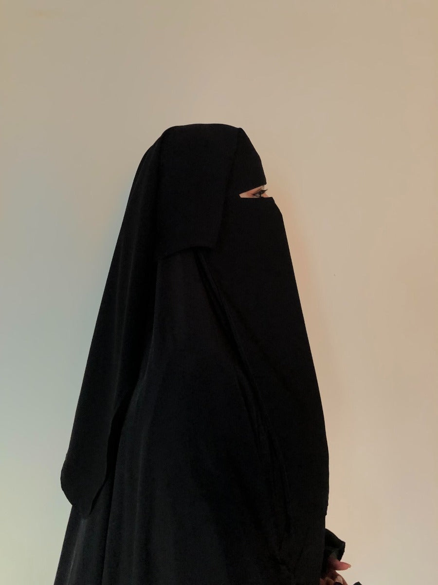 Double Layer Niqab- Full Covering