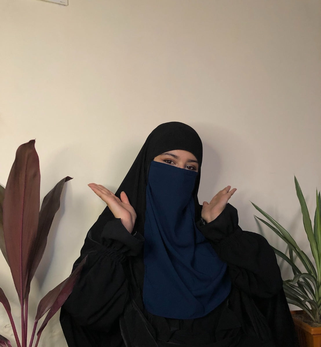 5 Pcs Combo- Half Niqab | Nose Piece