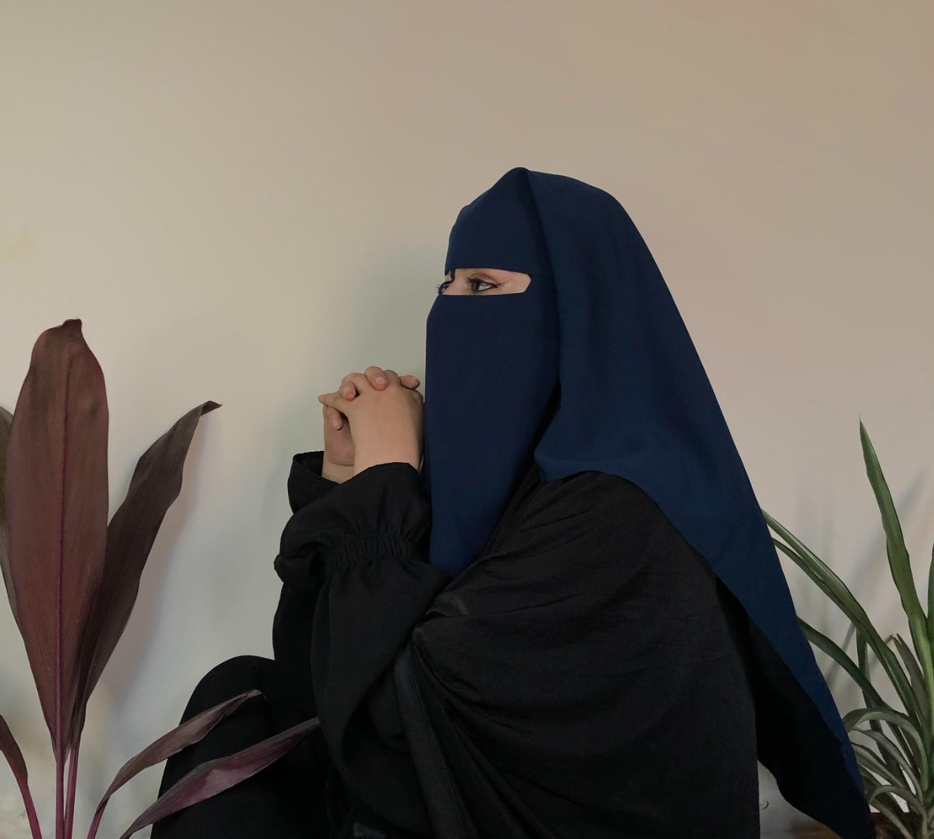 Double Layer Niqab- Full Covering