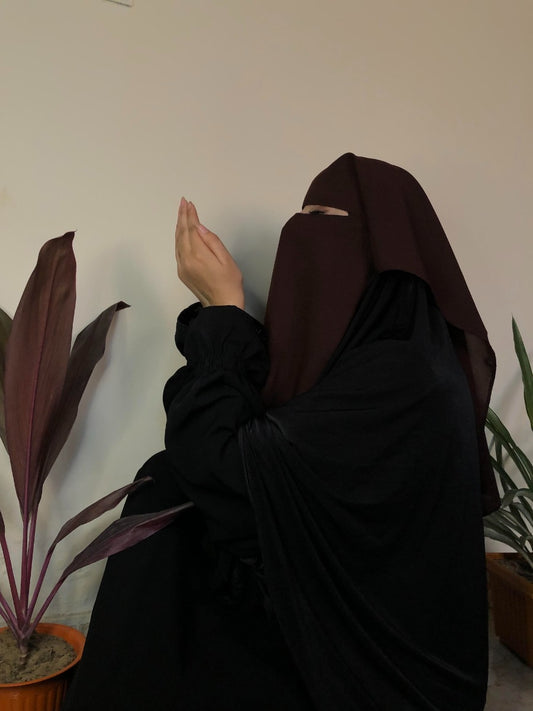 Double Layer Niqab- Small