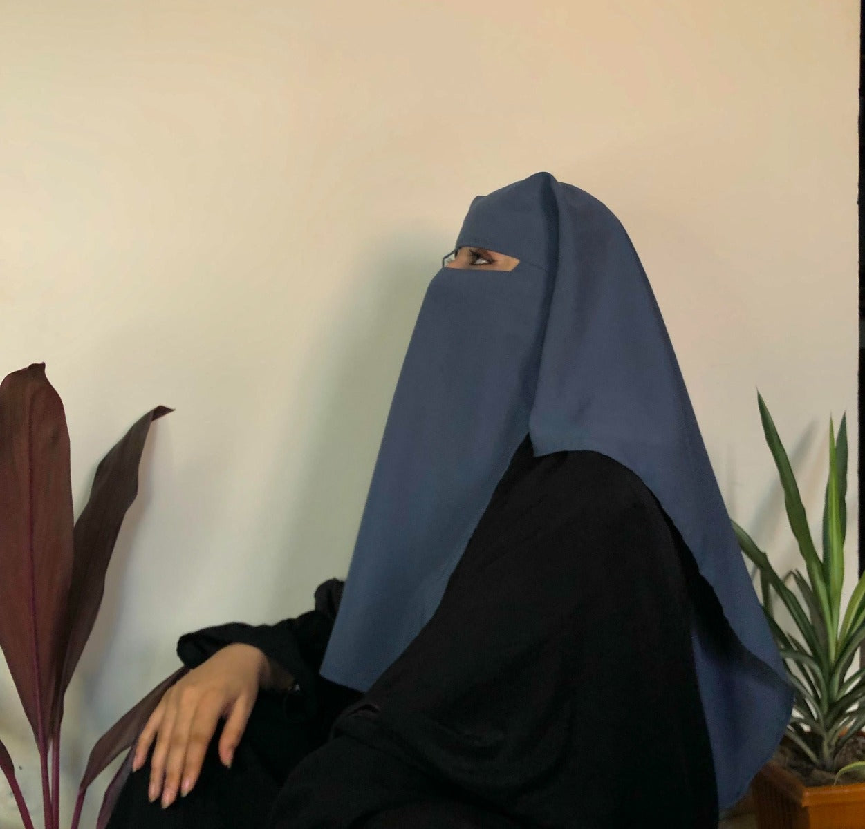Double Layer Niqab- Full Covering