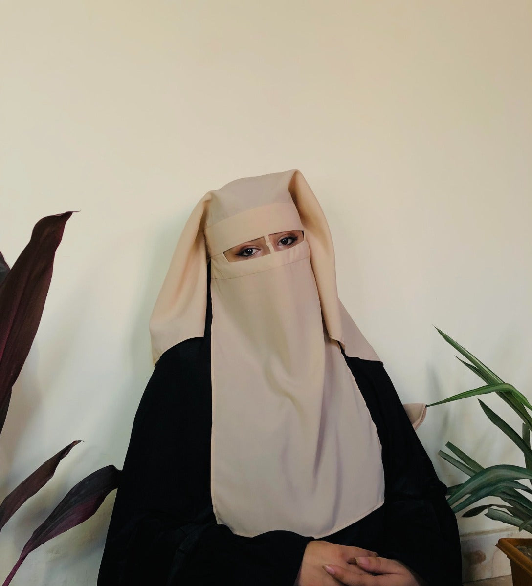 Double Layer Niqab- Full Covering